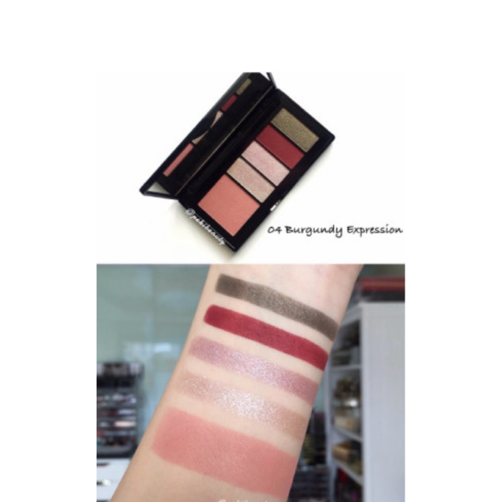 KIKO Milano Smart Eyes and Cheeks Palette 04 Burgundy Expression